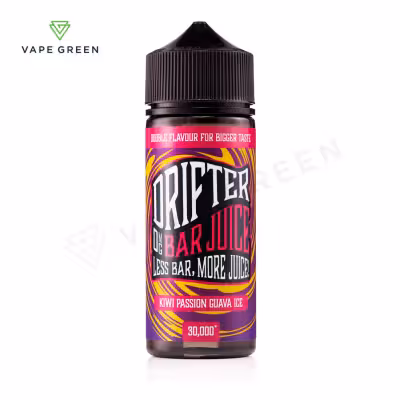 Kiwi Passion Guava Ice Shortfill E-Liquid by Drifter Bar Juice 100ml