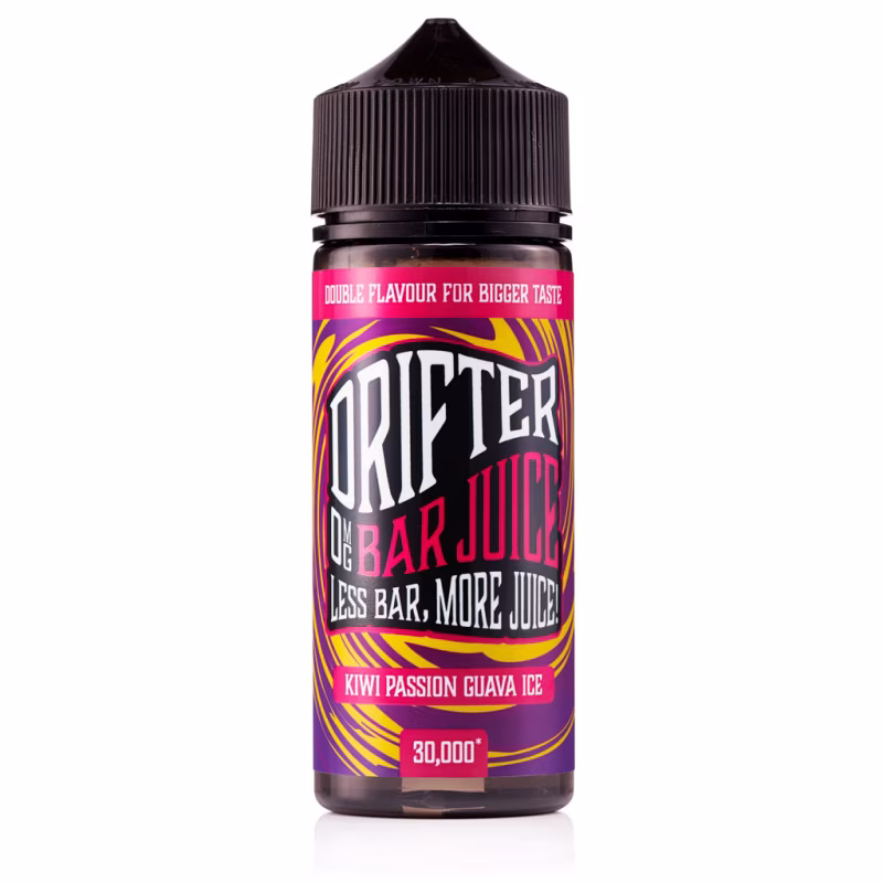 Kiwi Passion Guava Ice Shortfill E-Liquid by Drifter Bar Juice 100ml