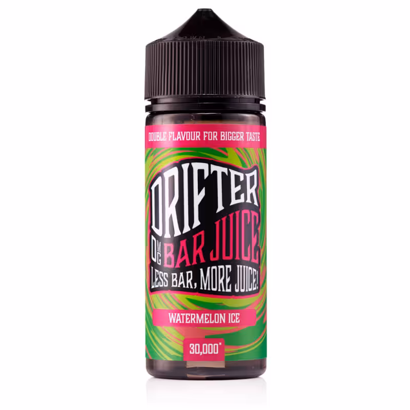 Watermelon Ice Shortfill E-Liquid by Drifter Bar Juice 100ml - Image 1