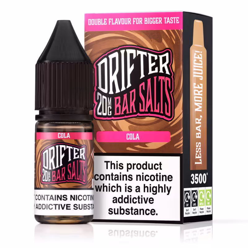 Cola Nic Salt E-Liquid by Drifter Bar Salts - Image 1