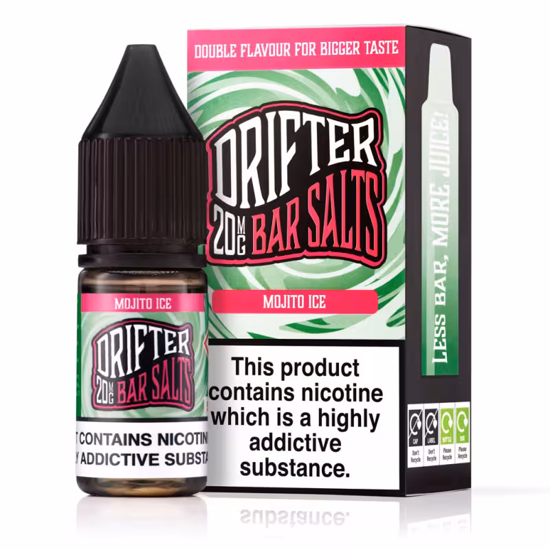 Mojito Ice Nic Salt E-Liquid by Drifter Bar Salts - Image 1