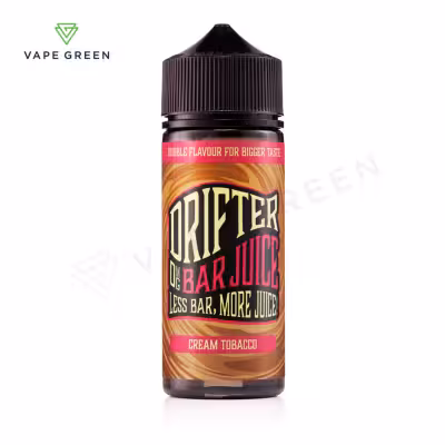 Cream Tobacco Shortfill E-Liquid by Drifter Bar Juice 100ml