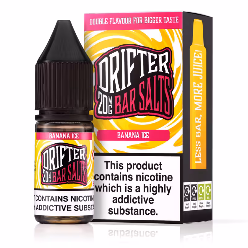 Banana Ice Nic Salt E-Liquid by Drifter Bar Salts - Image 1