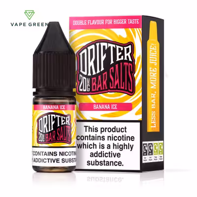 Banana Ice Nic Salt E-Liquid by Drifter Bar Salts