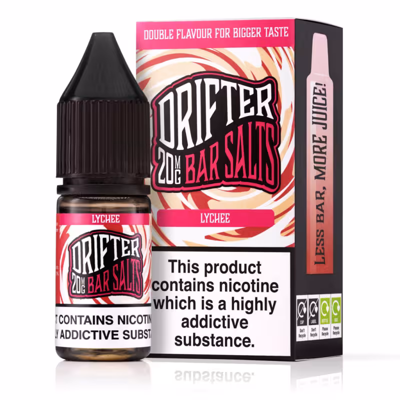 Lychee Nic Salt E-Liquid by Drifter Bar Salts - Image 1