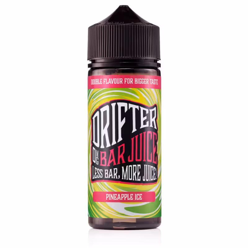 Pineapple Ice Shortfill E-Liquid by Drifter Bar Juice 100ml - Image 1