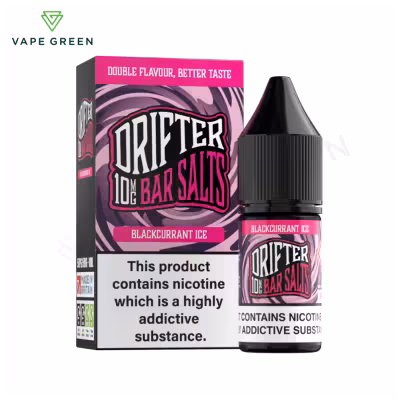 Blackcurrant Ice Nic Salt E-Liquid by Drifter Bar Salts