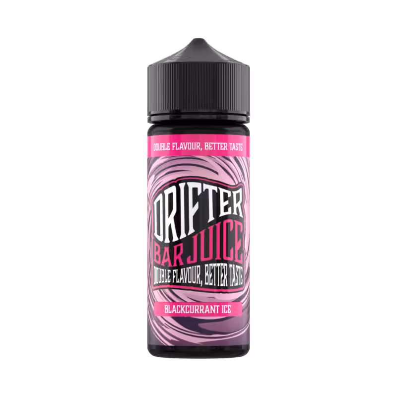 Blackcurrant Ice Shortfill E-Liquid by Drifter Bar Juice 100ml - Image 1