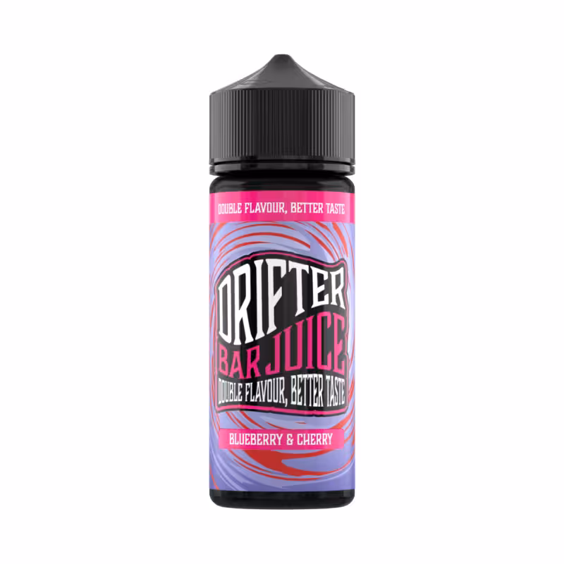 Blueberry & Cherry Shortfill E-Liquid by Drifter Bar Juice 100ml - Image 1