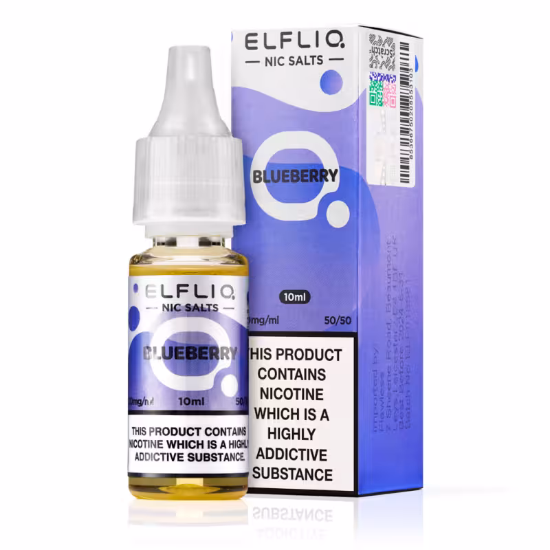 Blueberry Nic Salt E-Liquid by Elf Bar Elfliq - Image 1