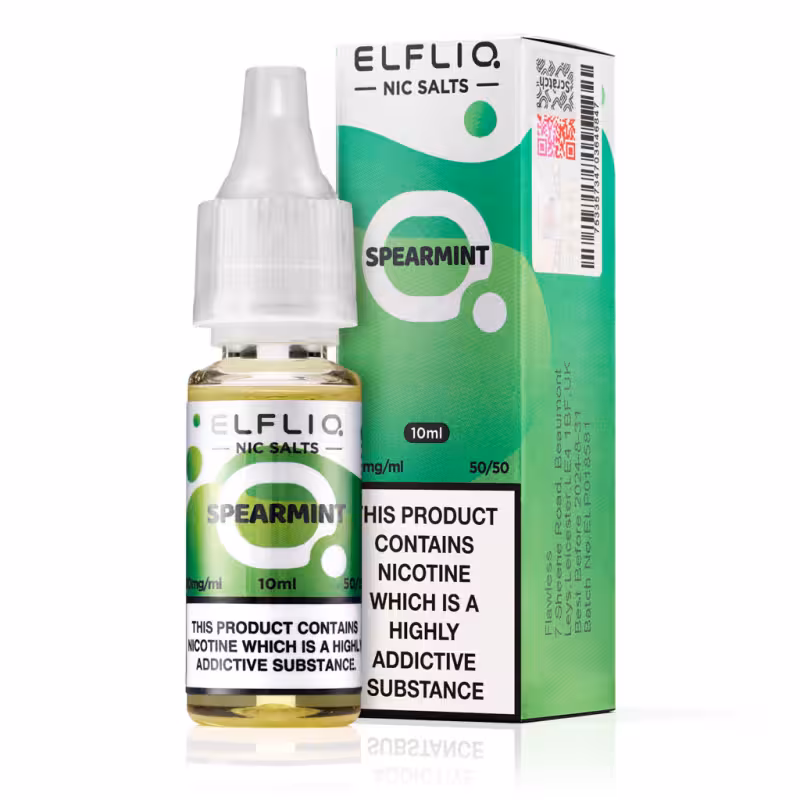 Spearmint Nic Salt E-Liquid by Elf Bar Elfliq - Image 1