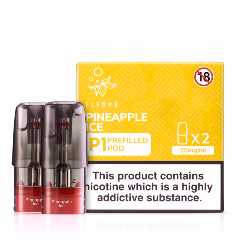Pineapple Ice Prefilled Pods by Elf Bar Mate P1 - Image 1