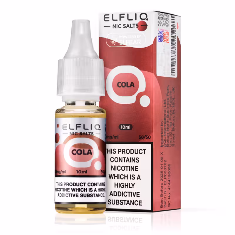 Cola Nic Salt E-Liquid by Elf Bar Elfliq - Image 1