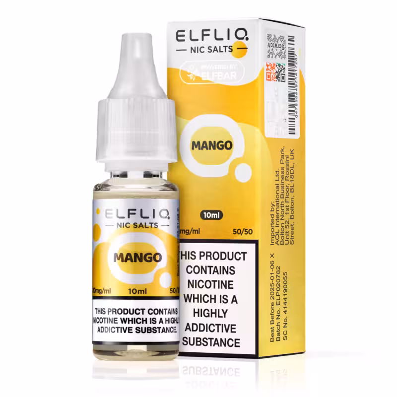 Mango Nic Salt E-Liquid by Elf Bar Elfliq - Image 1