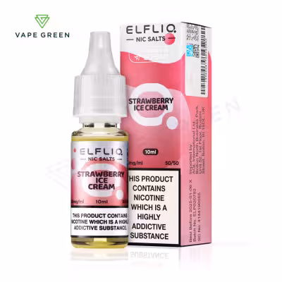 Strawberry Snoow Nic Salt E-Liquid by Elf Bar Elfliq