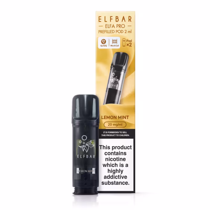 Lemon Mint Prefilled Pods by Elf Bar Elfa Pro - Image 1