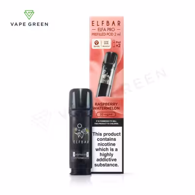 Raspberry Watermelon Prefilled Pods by Elf Bar Elfa Pro