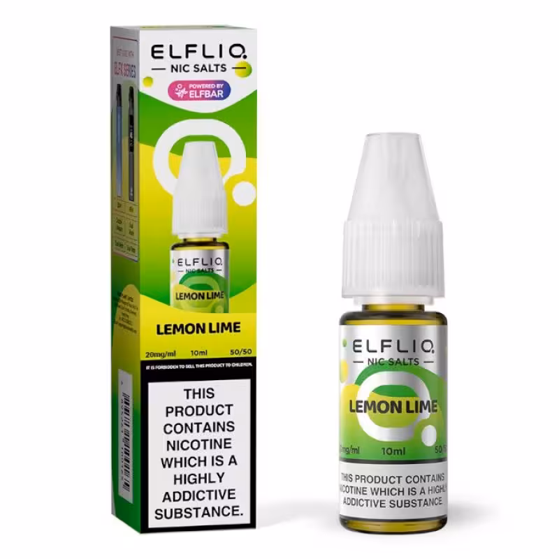 Lemon Lime Nic Salt E-Liquid by Elf Bar Elfliq - Image 1