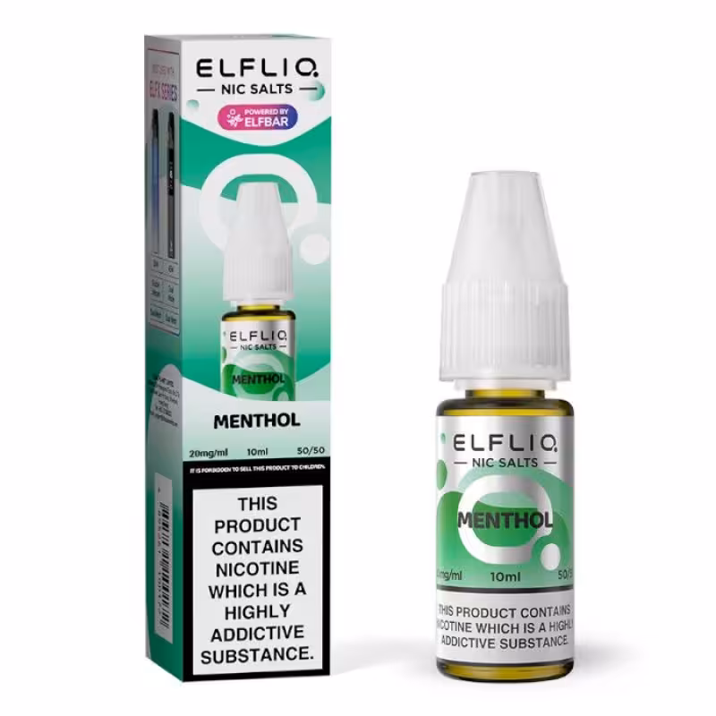Menthol Nic Salt E-Liquid by Elf Bar Elfliq - Image 1
