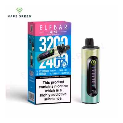 Ice Drinks Edition Prefilled Pod Kit by Elf Bar 4 in 1