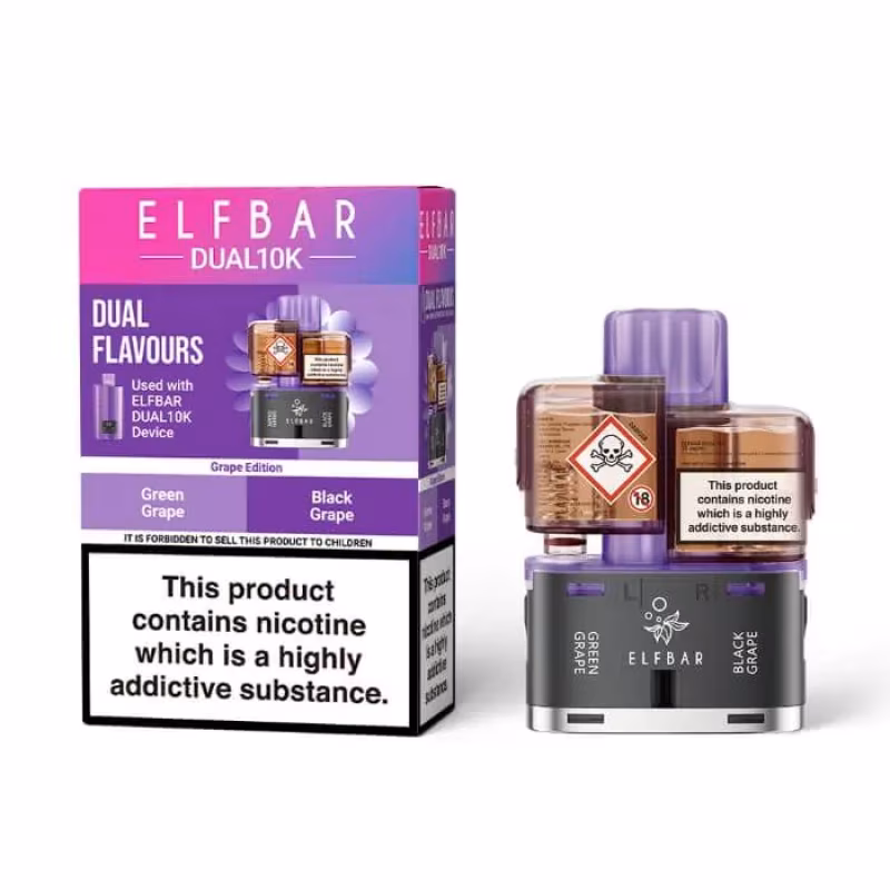 Grape Edition Prefilled Pod by Elf Bar Dual 10K