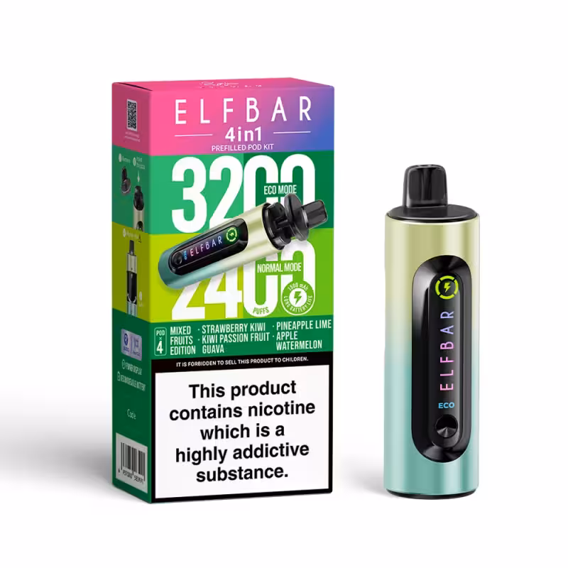 Elf Bar 4 in 1 Prefilled Pod Kit - Image 1