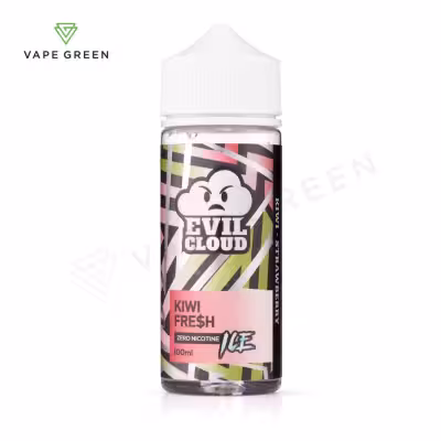 Kiwi Fresh Ice Shortfill E-liquid by Evil Cloud 100ml