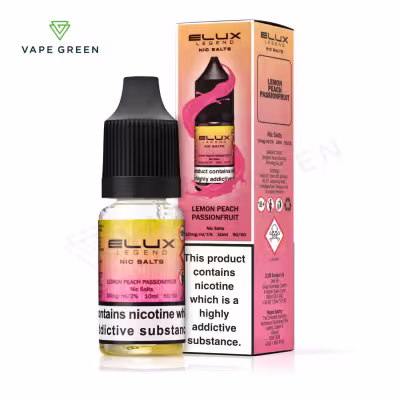 Lemon Peach Passionfruit Nic Salt E-Liquid by Elux Legend