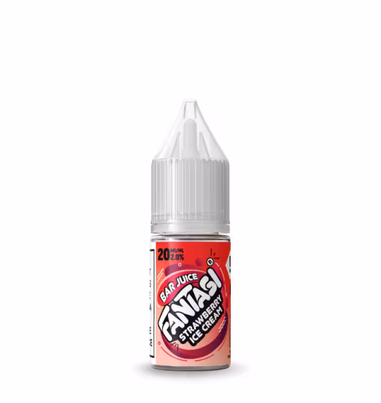 Strawberry Ice Cream Nic Salt E-Liquid by Fantasi Bar Juice - Image 1