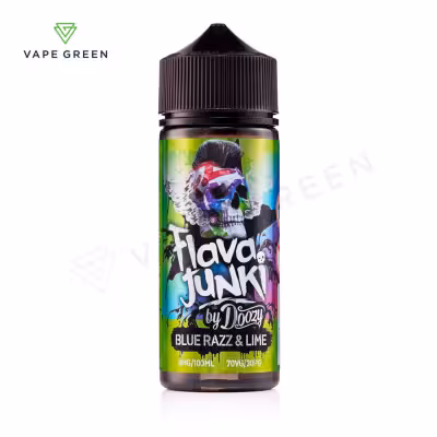Blue Razz & Lime Shortfill E-Liquid by Flava Junki 100ml