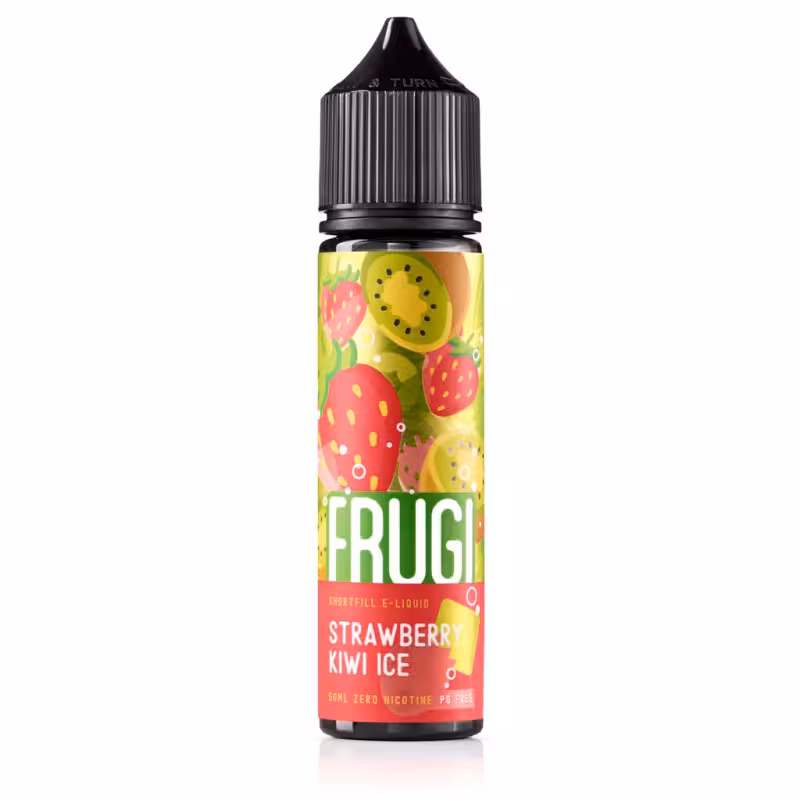 Strawberry Kiwi Ice Shortfill E-Liquid by Frugi PG-Free 50ml - Image 1