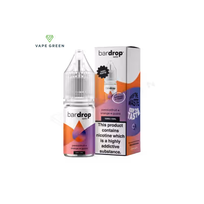 Passionfruit Orange Guava Nic Salt E-Liquid by Bar Drop
