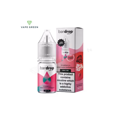 Strawberry Watermelon Bubblegum Nic Salt E-Liquid by Bar Drop