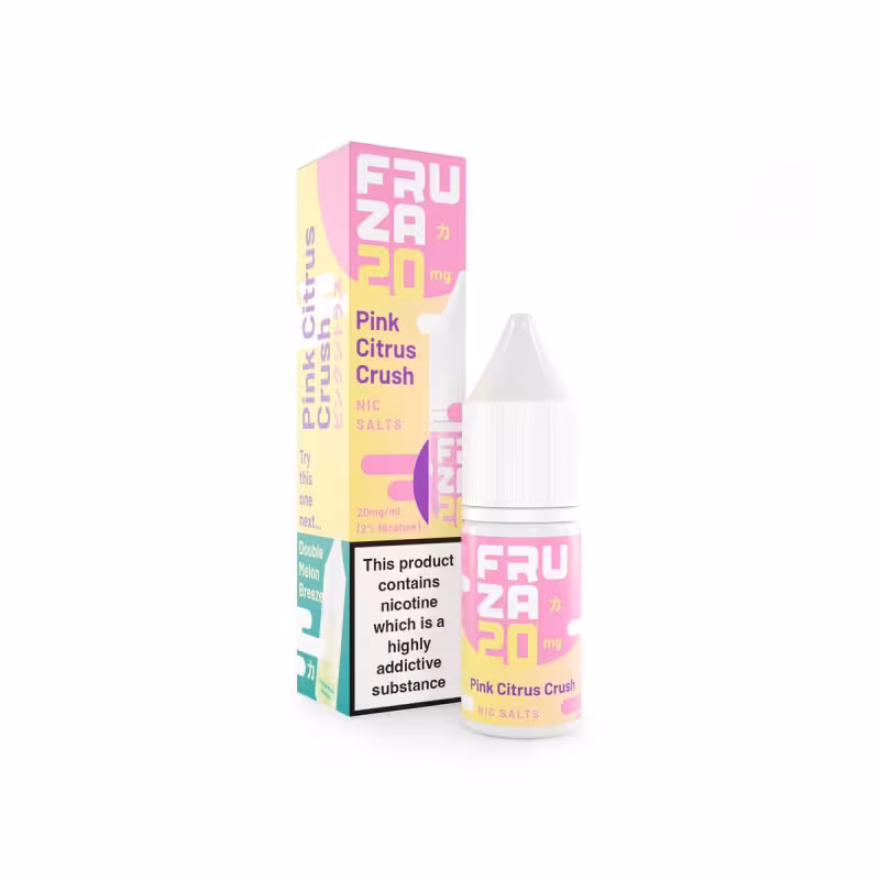 Pink Citrus Crush Nic Salt E-Liquid by Fruza - Image 1