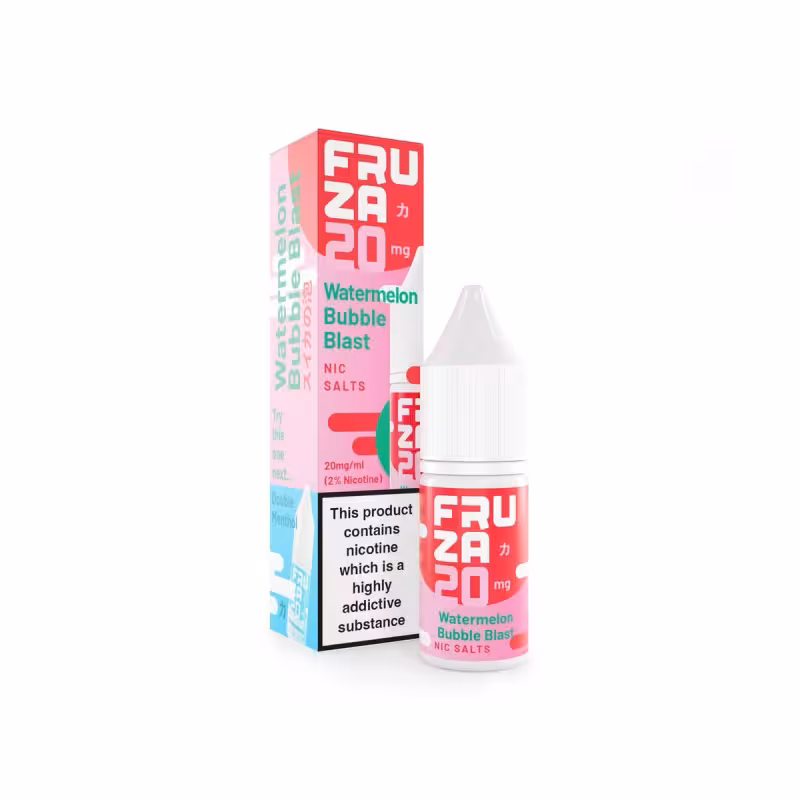 Watermelon Bubble Blast Nic Salt E-Liquid by Fruza - Image 1