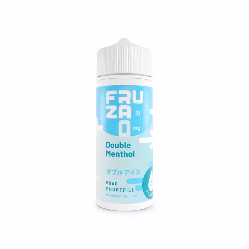Double Menthol Shortfill E-Liquid by Fruza 100ml - Image 1