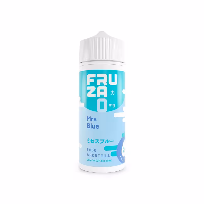 Mrs Blue Shortfill E-Liquid by Fruza 100ml - Image 1