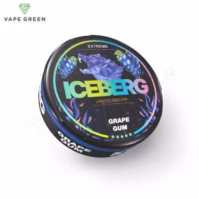 Grape Gum Nicotine Pouches by Iceberg