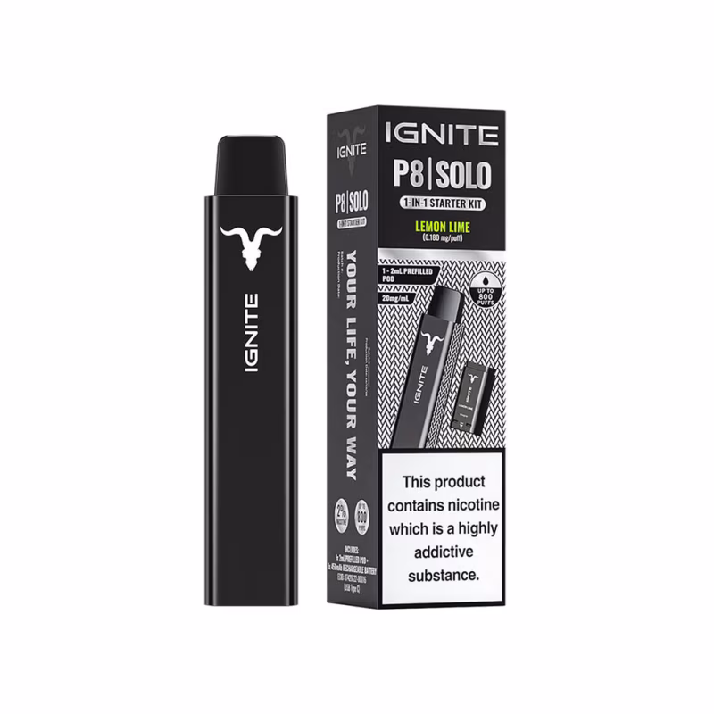 Ignite P8 Solo Prefilled Vape Kit