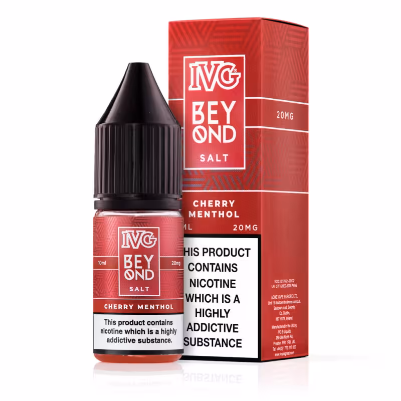 Cherry Menthol Nic Salt E-Liquid by Beyond - Image 1
