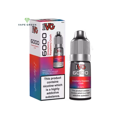 Strawberry Raspberry Crush Nic Salt E-Liquid by IVG 6000