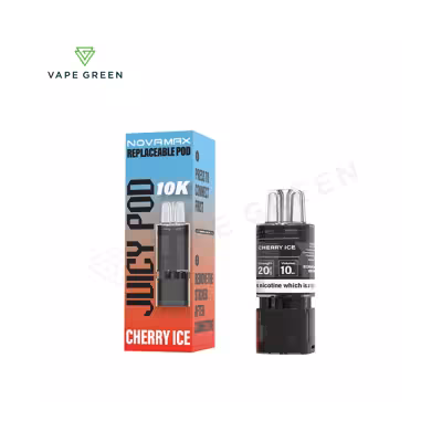 Cherry Ice Prefilled Pod Refill Pack by Juicy Pod Novamax 10K