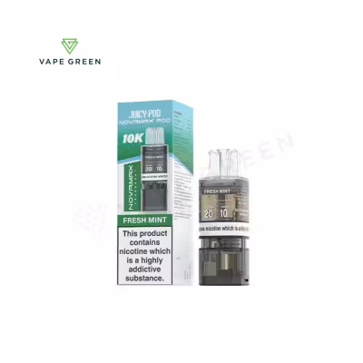 Fresh Mint Prefilled Pod Refill Pack by Juicy Pod Novamax 10K