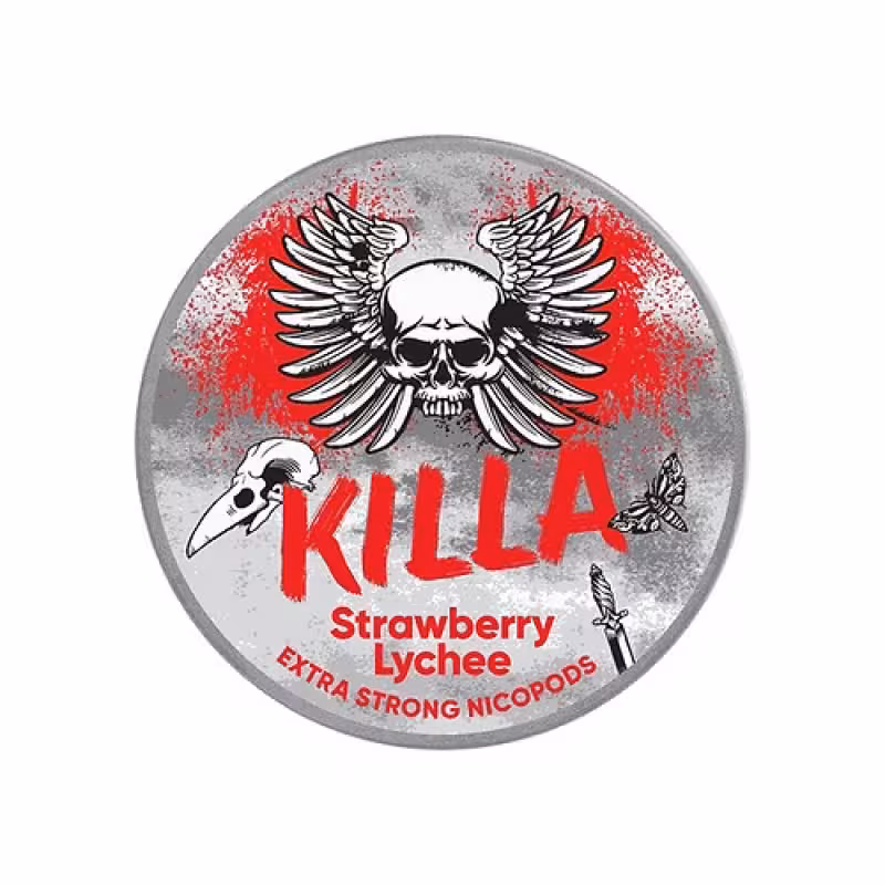 Strawberry Lychee Nicotine Pouches by Killa - Image 1