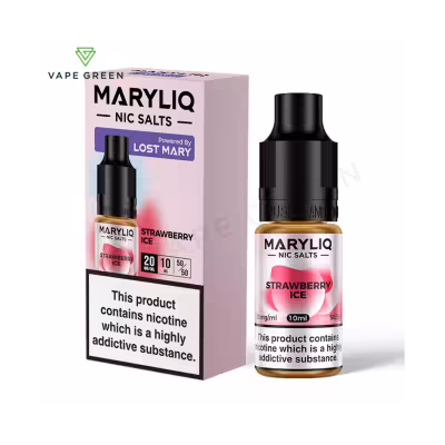 Strawberry Ice Nic Salt E-Liquid by Lost Mary Maryliq