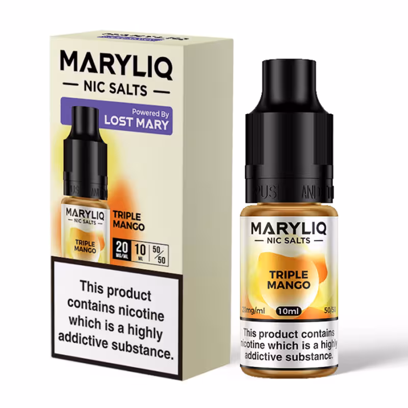 Triple Mango Nic Salt E-Liquid by Lost Mary Maryliq - Image 1