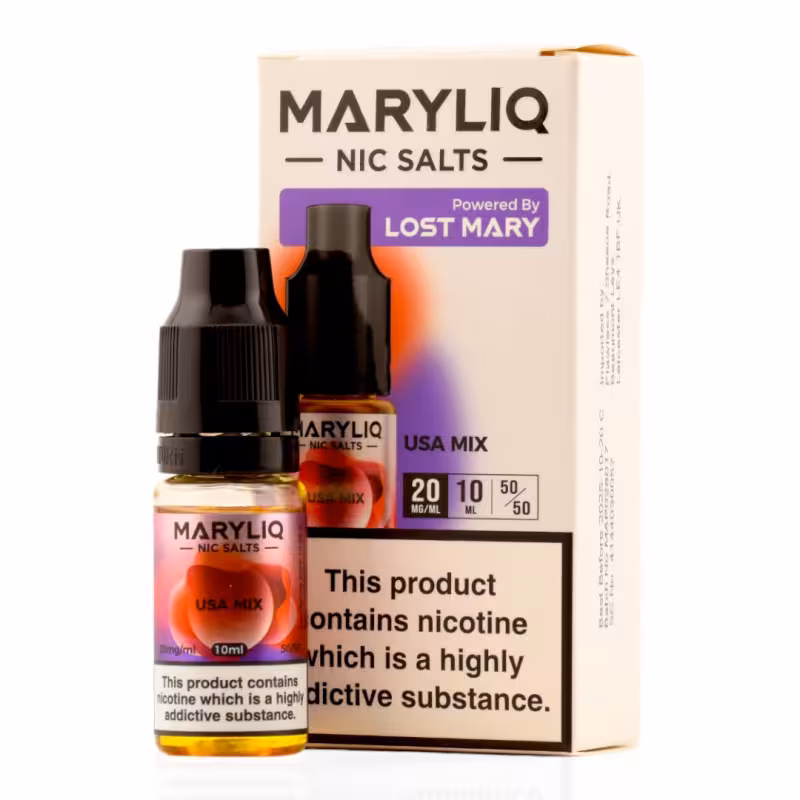USA Mix Nic Salt E-Liquid by Lost Mary Maryliq - Image 1