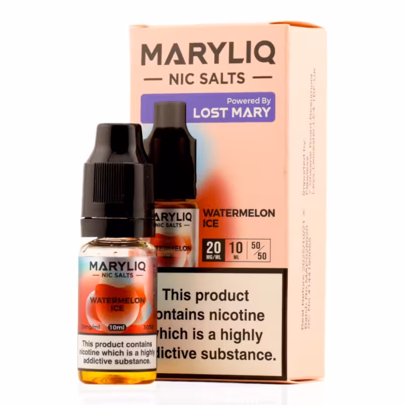 Watermelon Ice Nic Salt E-Liquid by Lost Mary Maryliq - Image 1