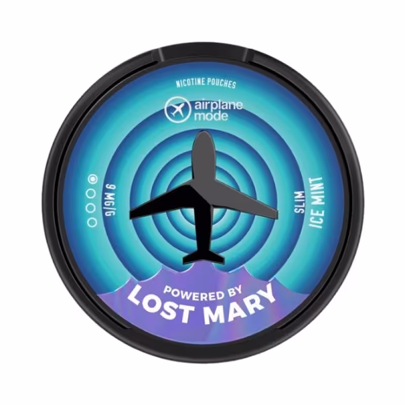 Ice Mint Nicotine Pouches by Lost Mary Airplane Mode - Image 1