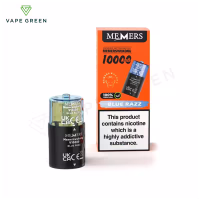 Blue Razz Prefilled Pod Refill Pack by Memers Wukong V10000